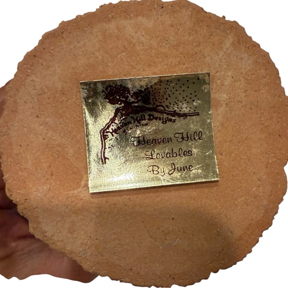 JUNE SEARS POTTERY TREE DESIGN CLAY VASE SQUIRREL MOUSE RABBIT BIRD Vintage - Picture 11 of 13